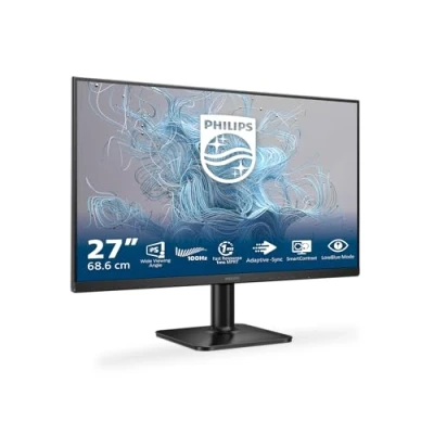 Image de Philips 1000 series 27E2N1110/00 écran plat de PC 68,6 cm (27 ) 1920 x 1080 pixels Full HD LCD Noir Neuf
