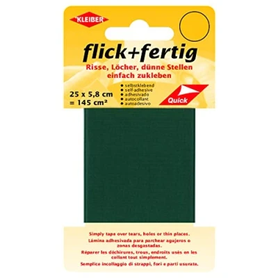 Image de Kleiber 140 cm² Ruban nylon réparation autocollant rapide Vert