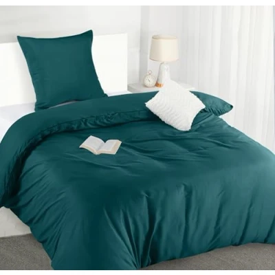 Image de Utopia Bedding Housse de Couette 1 Personne 135x200 cm avec Taie d&#039;oreiller 80x80 (Sarcelle) Parure lit 135 x 200 Ensembles Housses en Microfibre brossée Douce