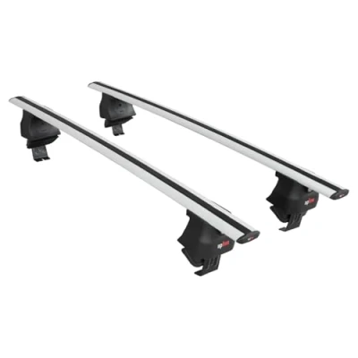 Image de apline Compatible avec Hyundai i20 III (BC3) 2020 2024 ACE 4 Barres de Toit Railing Porte Bagages Voiture Gris Aluminium 2