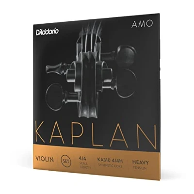 Image de Cordes de violon D&#039;Addario Kaplan Amo Jeu complet KA310 4/4H Échelle 4/4, Tension élevée