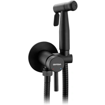 Image de GRIFEMA Robinet de Bidet avec Flexible Douche 1.5M, Eau Chaude et Froide, G1/2 Pouces, Pour Hygiène Intime, Installation Facile, G154B