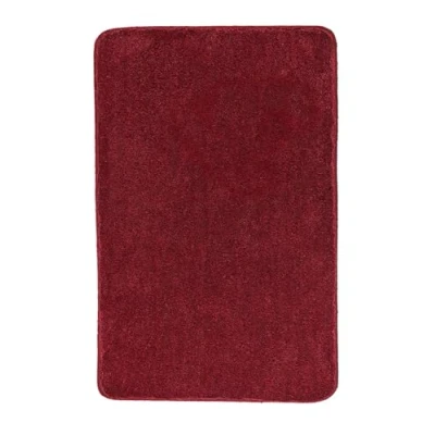 Image de Kleine Wolke 4071468225 Seattle Tapis de bain Polyester Rouge Grenat 70 x 120 2 cm
