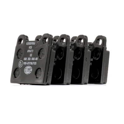 Image de HELLA 8DB 355 008 801 Jeu de plaquettes frein non préparé pour indicateur d&#039;usure VOLVO: V70 I, 240 Break, 850 Break