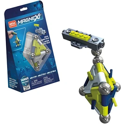 Image de Mega Construx Magnext Wonder Builders Mag étoile, Jeu de Construction aimanté, 20 pièces, pour Enfant dès 5 Ans, GFF22
