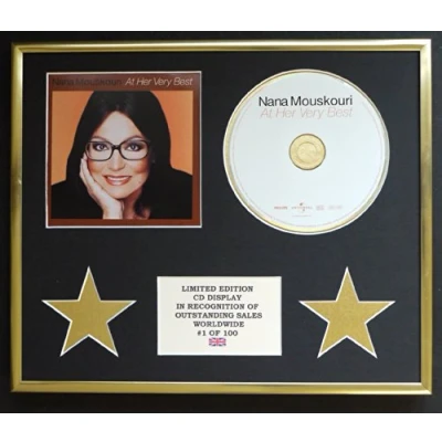Image de NANA MOUSKOURI/CADRE CD/EDITION LIMITEE/CERTIFICAT D&#039;AUTHENTICITE/AT HER VERY BEST