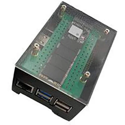 Image de Radxa RockPi_GH_ecoPI_SW Boîtier SBC Convient pour (Kits de développement): Rock Pi Noir