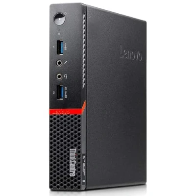 Image de Lenovo ThinkCentre M900 Tiny Mini PC, Intel Core i7 6700T 2.8Ghz, RAM 16 Go, SSD 240 Display Port, Windows 10 Pro (reconditionné)