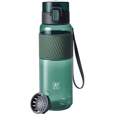 Image de Zwilling Gourde, bouteille d’eau multifonction sans BPA, Tritan, vert, 680 ml