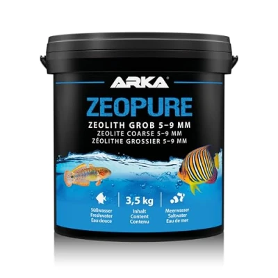 Image de MICROBE LIFT Zeopure 3,5 kg / 5 9 mm Zéolite granulée pour Une Eau d&#039;aquarium Claire, Lie l&#039;ammonium, Le Nitrate &amp; Phosphate, Sac de Filtration Inclus, Douce et mer.