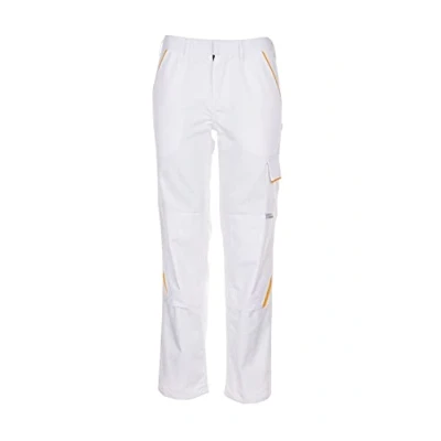 Image de Planam 2327046 Highline Pantalon Taille 46 Blanc/Jaune