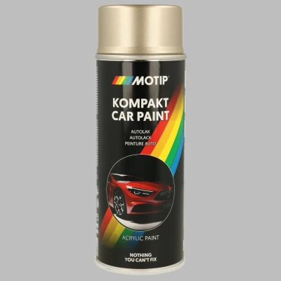Image de MOTIP 55454 Peinture combinée pour voitures 400ml aérosol jaune Kompakt silver metallic 12 ml