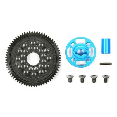 Image de Tamiya 54500 Accessoires TT 02 Kit d&#039;engrenage Haute Vitesse, TAM54500, Noir