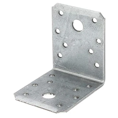 Image de Alberts 332938 Équerre d&#039;assemblage galvanisée Sendzimir 70 x 55 mm Set de 6 pièces