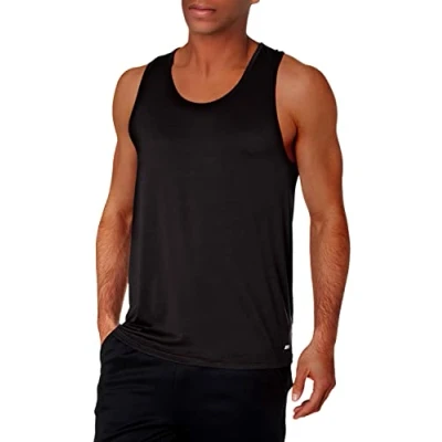 Image de Amazon Essentials Débardeur en Textile Technique Extensible Homme, Noir, XXL