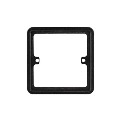Image de Schneider Electric Lisse Screwless Deco GGBLSPC1BS Cadre de prise simple, entretoise, noir