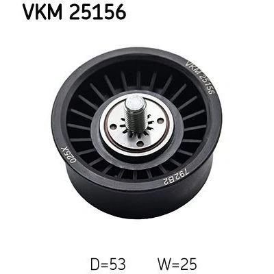 Image de SKF VKM 25156 Poulie renvoi/transmission, courroie de distribution avec monture OPEL: Astra G CC, Zafira B, H 3/5 portes