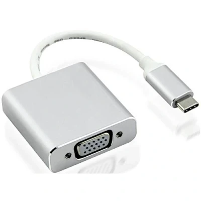 Image de Nilox USB Type C VGA M/F adaptateur graphique Argent Neuf