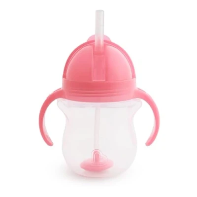 Image de Munchkin Tasse d&#039;Apprentissage à Paille Fléxible Tip/Sip Rose 207 ml