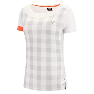 Image de Macron Run Prime Scc Bridget T Shirt Print WHT/Ncor SS WMN Femme, Blanc, M
