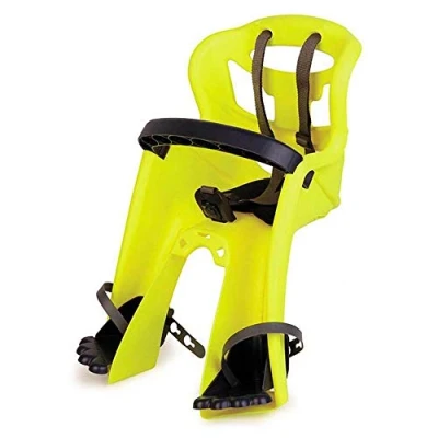 Image de Tatoo Plus Siège Avant pour vélo Enfants jusqu&#039;à 15 kg, de 9 Mois à 3 Ans Fixation au Guidon Jaune