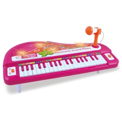 Image de Bontempi Clavier Électronique 37 Notes sur Pieds, 10 2071, Multicolore
