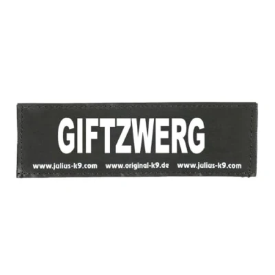 Image de Patchs Interchangeables, 1 paire, GIFTZWERG, Taille: Petit, Noir