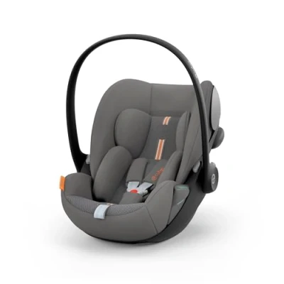 Image de CYBEX Gold Coque Cloud G i Size Plus, Coussin Réducteur pour Nouveau né inclus, De la naissance à environ 24 mois, Max. 13 kg, Lava Grey