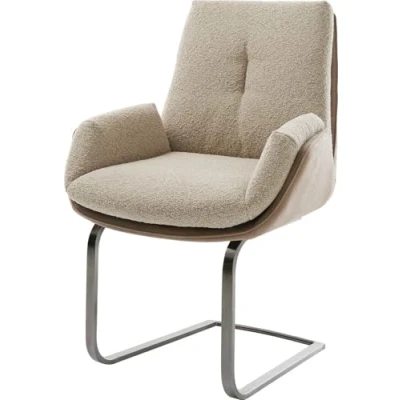 Image de cantilever Clea Flex tissu mixte couleur boue pied plat grafiete