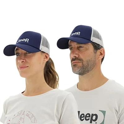 Image de JEEP O102604 K876 J Mesh Cap Embroidery J22W Unisexe Deep Blue/Light Gray UNI