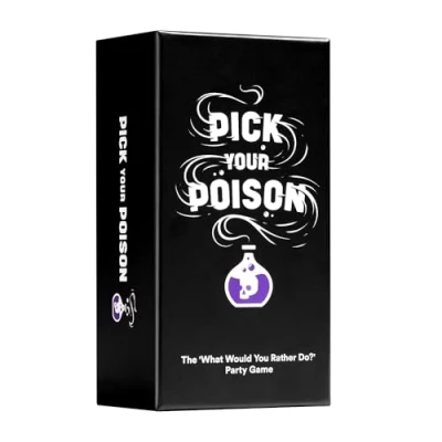 Image de Pick Your Poison Dyce Games What Would You Rather Do? Le Jeu Que préférez Vous Faire ? en Anglais Édition familiale À partir de 10 Ans 3 à Joueurs