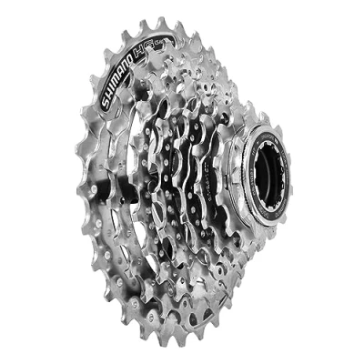 Image de SHIMANO 8SPD HG51 11 30T Cassette (Argent), 17 x 6 cm
