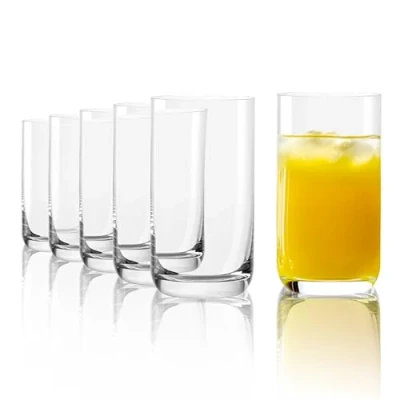 Image de Stölzle Lausitz Lot de 6 verres à eau classiques 265 ml Passe au lave vaisselle Verre en cristal/jus Résistant aux chocs