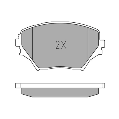 Image de MEYLE Jeu de plaquettes frein PD Quality Essieu avant contact signal d&#039;usure exclu avec tôle anti bruit 025 235 8517/PD