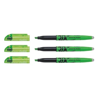 Image de PILOT 10149 Frixion Light Surligneur pointe moyenne polyester baguée 4 mm encre thermosensible