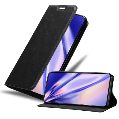 Image de Coque pour Samsung Galaxy S22 PLUS en NOIR NUIT Housse de protection Étui avec fermeture magnétique, fonction support et compartiment carte Neuf