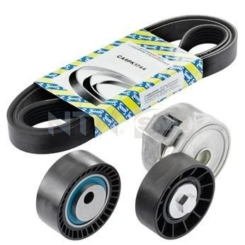 Image de SNR KA859.15 Jeu de courroies trapézoïdales à nervures PEUGEOT: 206 3/5 portes, 406 Berline, SW, CITROËN: C5 I 5 Xantia portes