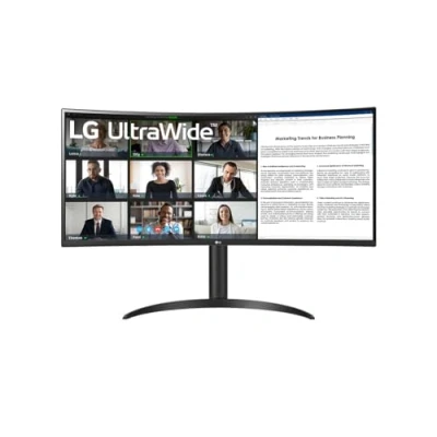 Image de LG UW 34WR55QC B.AEU écran plat de PC 86,4 cm (34 ) 3440 x 1440 pixels Wide Quad HD LED Noir Neuf