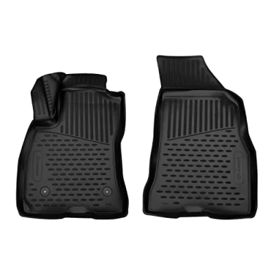 Image de Element Lot de 2 Tapis intérieurs Voiture 3D sur Mesure en TPE pour Fiat Doblo II, modèles à partir 2010