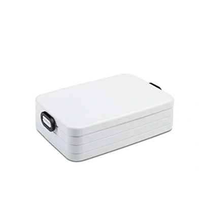 Image de Mepal Panier Repas Take a Break Large Boîte à Déjeuner en Déplacement Pour 4 Sandwiches ou 8 Tranches de Pain Lavable au Lave Vaisselle 1500 ml White