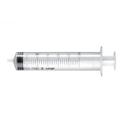Image de Rays INJ/LIGHT Seringues hypodermiques sans aiguille, cône Luer excentrique, stériles, jetables, latex, volume 10 ml, pack de 100 pcs.