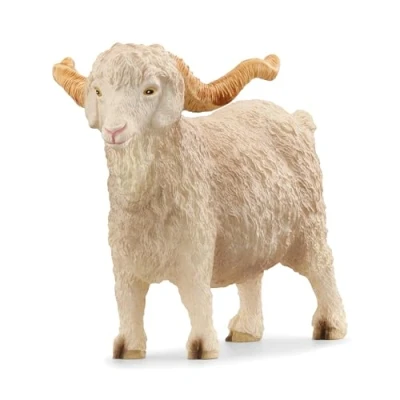 Image de schleich 13970 Bouc Angora, dès 3 ans, FARM WORLD figurine, 5 x 9 7 cm