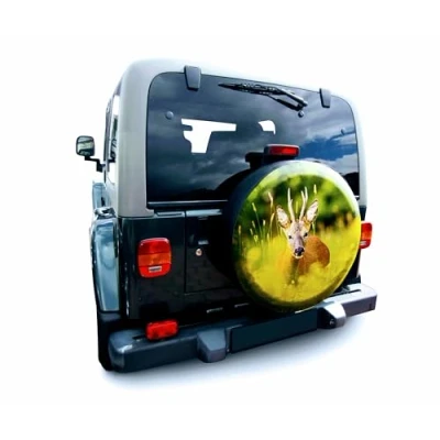 Image de Auto Bra AB3 00790 Housse de roue secours en forme chevreuil 68 x 21 cm Chasse pneu cm, Largeur
