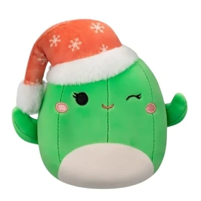 Image de Squishmallows Peluche Maritza Le Cactus de Noël avec Un Chapeau 12 cm Original 2024