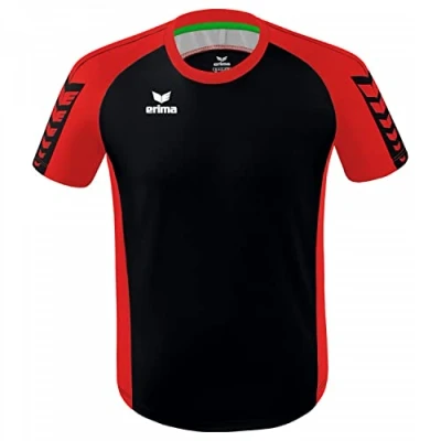 Image de Erima Mixte Six Teamsport Wings, Noir/Rouge, L EU