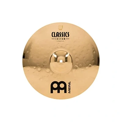Image de Meinl Cymbals Classics Custom Brilliant Cymbale Crash Medium 14 pouces (35,56cm) pour Batterie B12 Bronze, Finition Brillante, Fabriquée en Allemagne (CC14MC B)