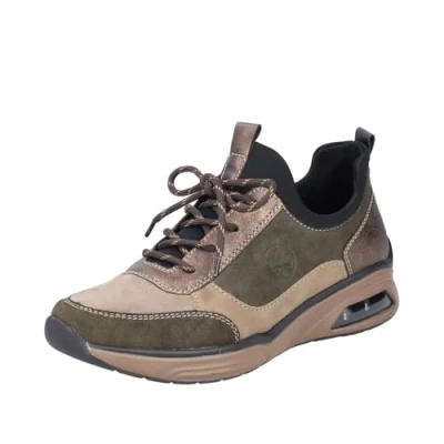 Image de Rieker Femme M5660 Basket, Jaune, 41 EU