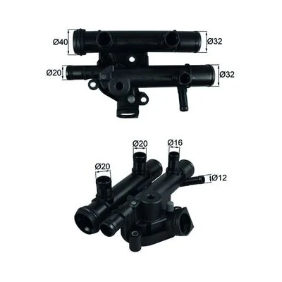 Image de MAHLE ORIGINAL TI 259 83D Thermostat d&#039;eau 83 avec joint d&#039;étanchéite RENAULT: ESPACE 3, MASTER 2 Kasten, 4, OPEL: Vivaro A Van, Movano Van
