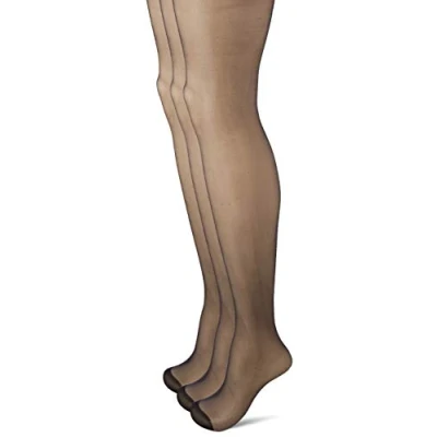 Image de DIM Collant Femme Sublim Voile Brillant &amp; Transparent x3, Noir, L
