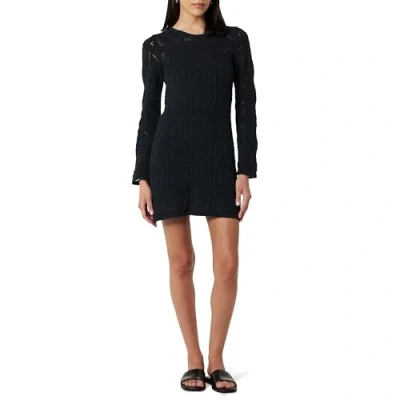 Image de The Drop Robe Micro Courte en Crochet Laney pour Femme, Noir, XXL